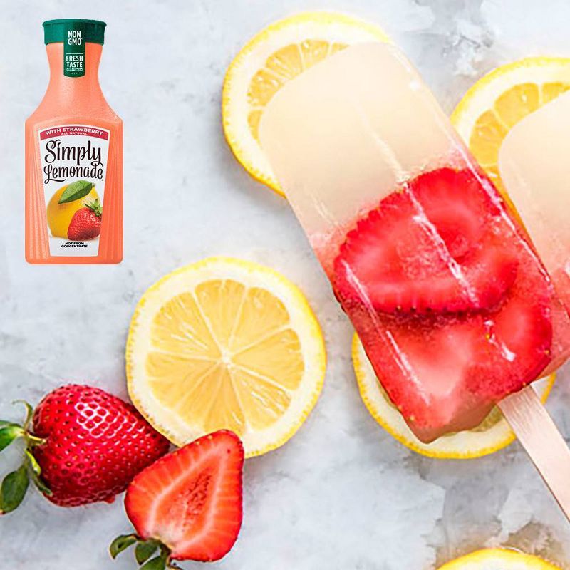 Simply Lemonade with Strawberry Juice - 52 fl oz