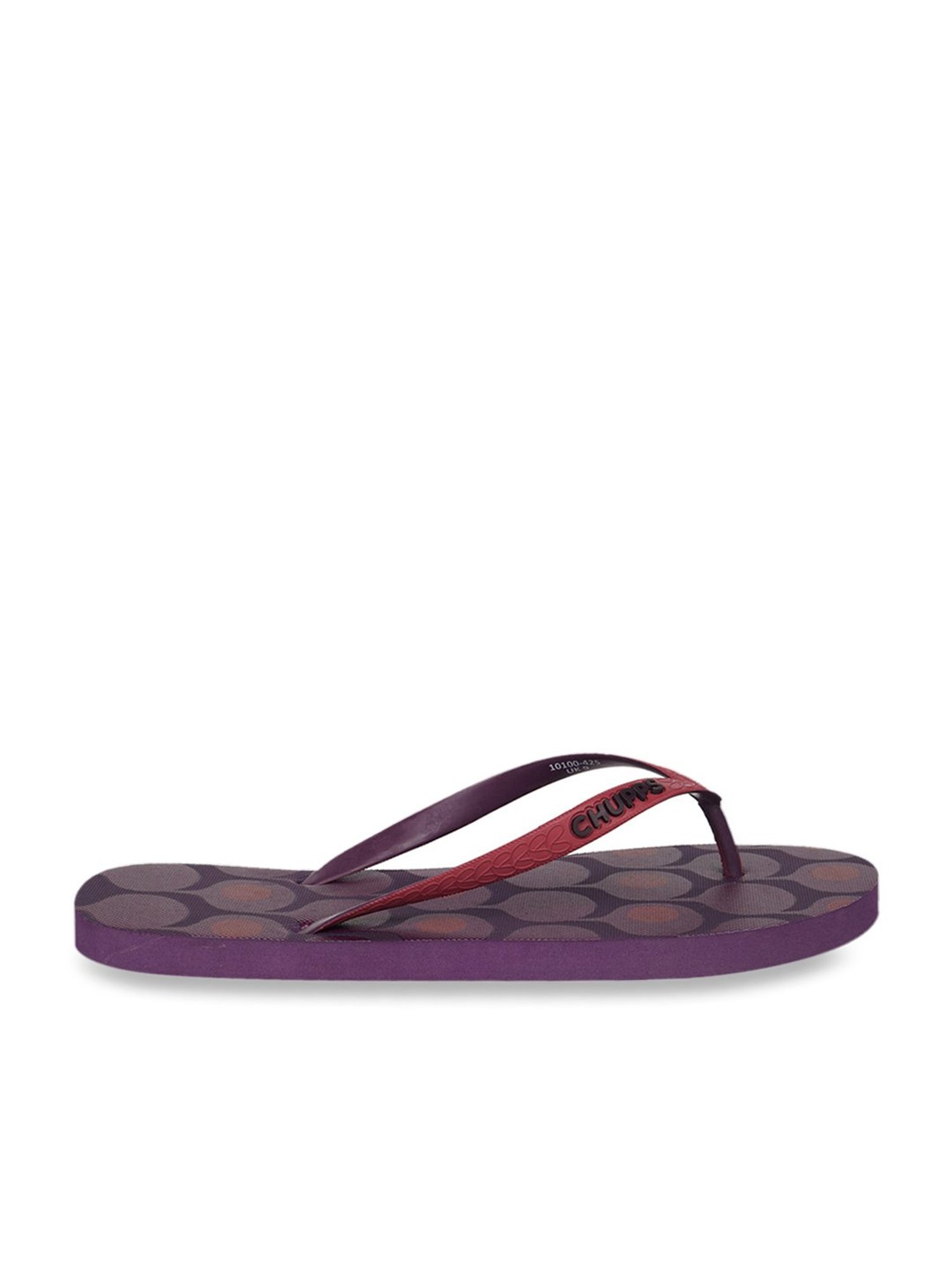 Chupps Men's Red Flip Flops