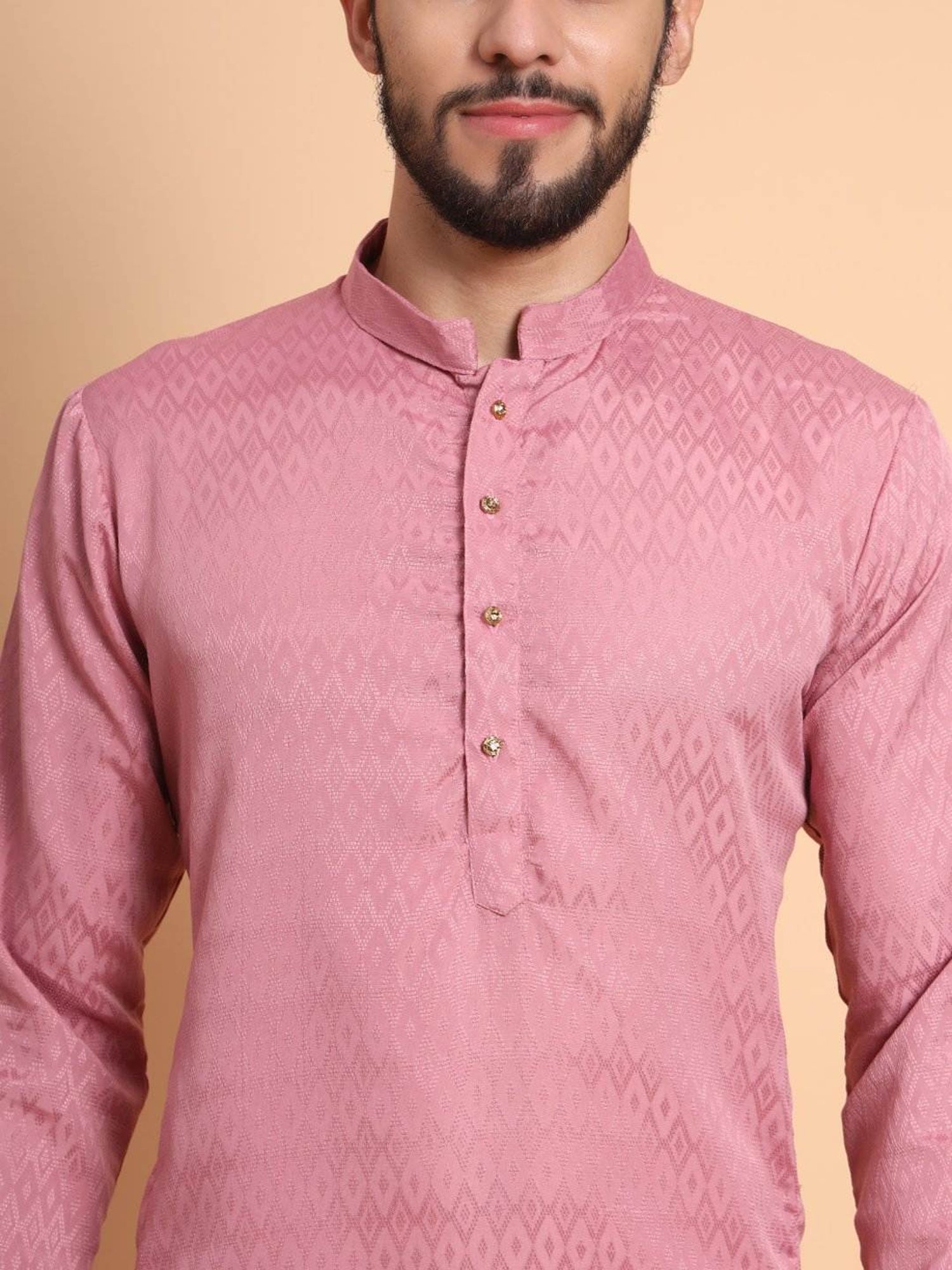 SWAGG INDIA Pink Regular Fit Kurta
