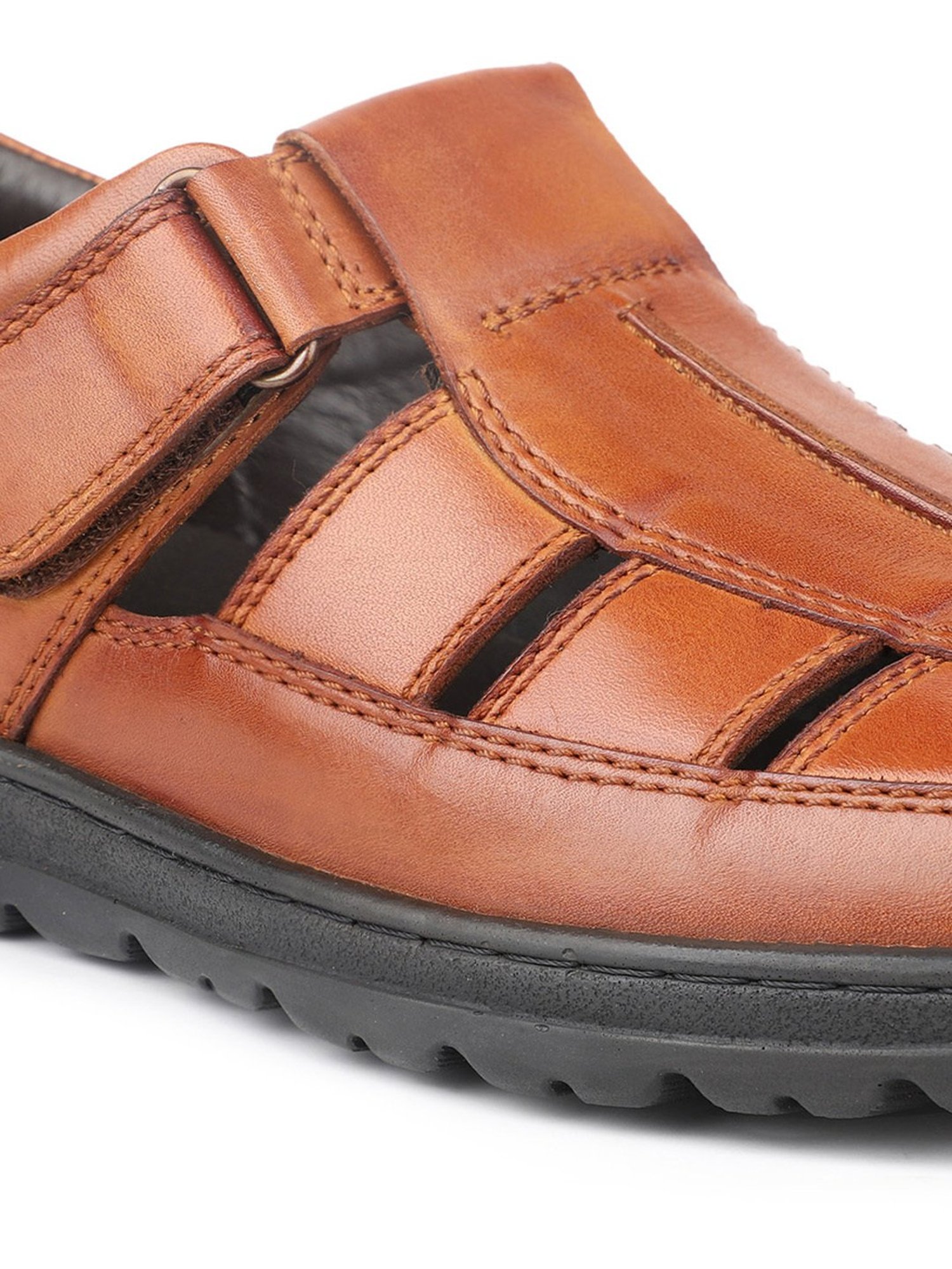 Atesber by Inc.5 Men's Tan Fisherman Sandals