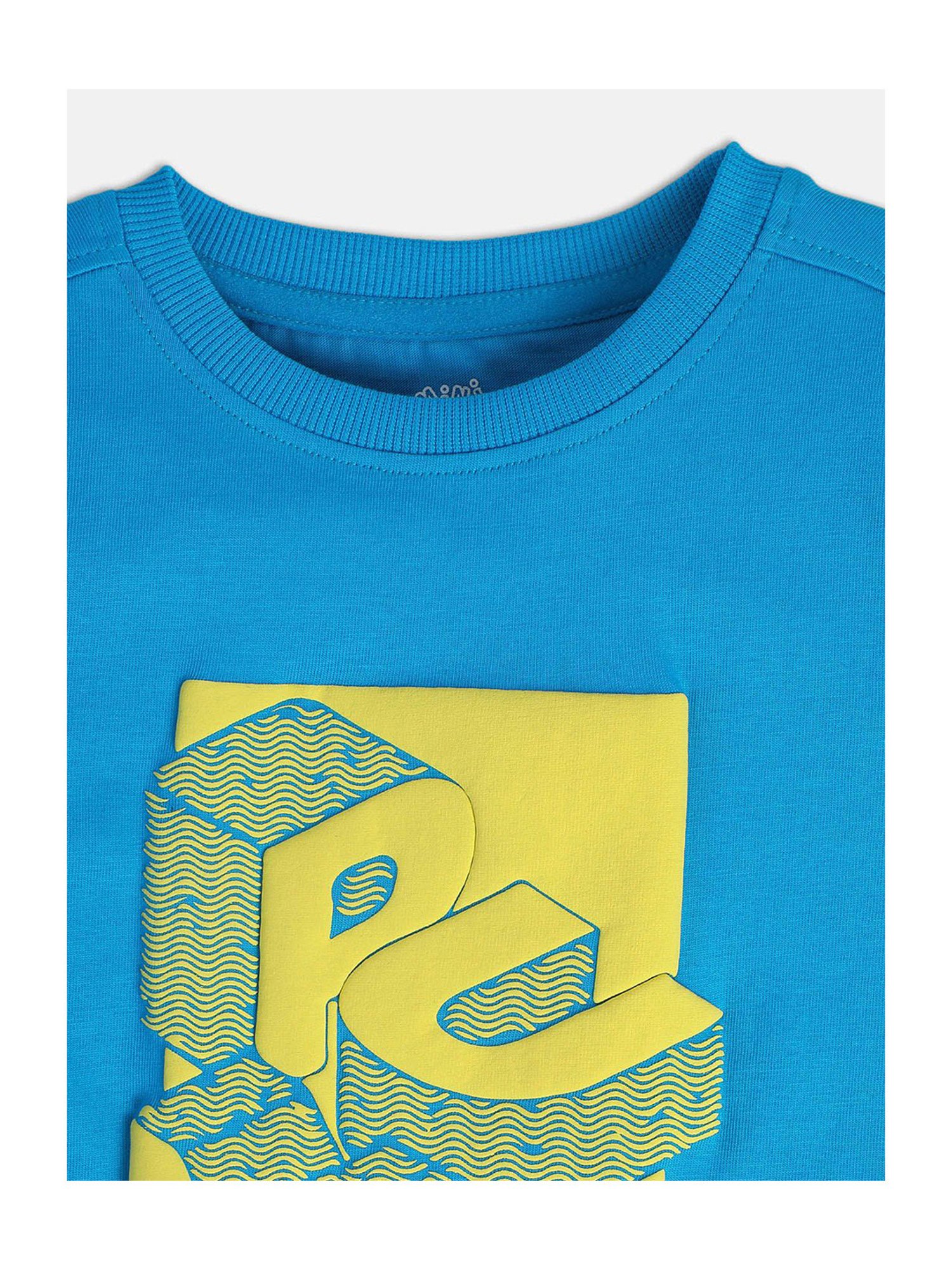 MINIKLUB Kids Blue Printed T-Shirt