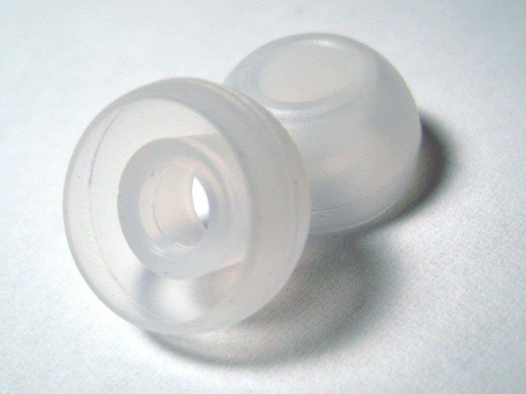 3 Pair Clear Large Replacement Silicone Ear Tips for ALTEC LANSING 9mm In-Ear Earphones Headphones