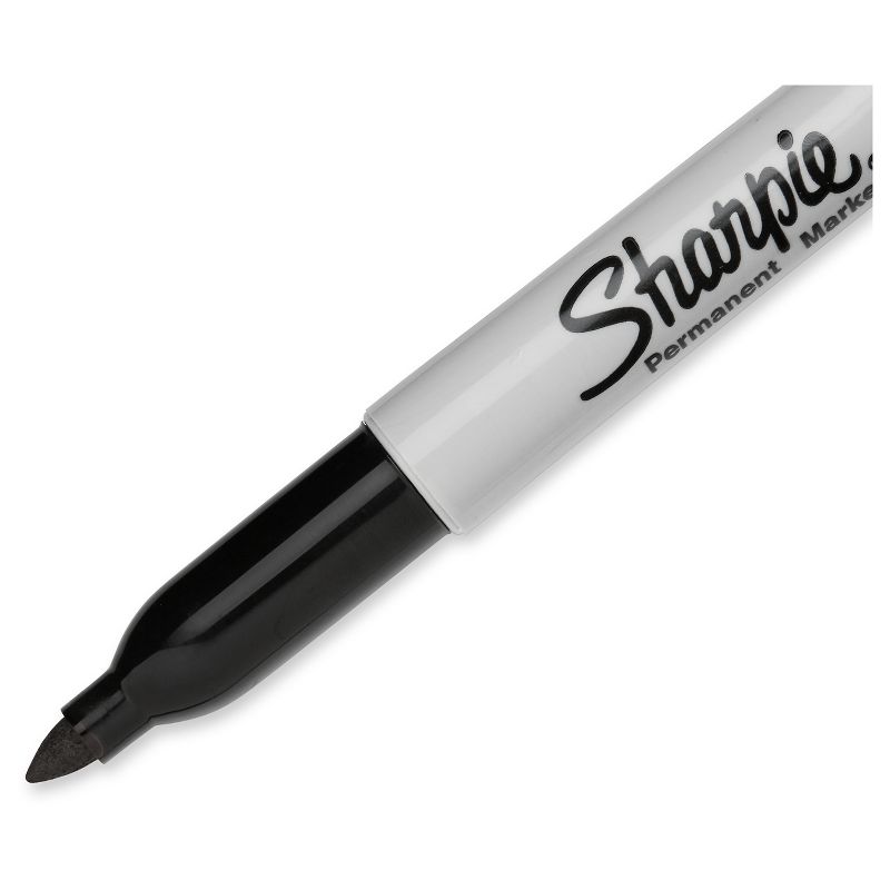 Sharpie Fine Tip Permanent Markers, Black, 2ct