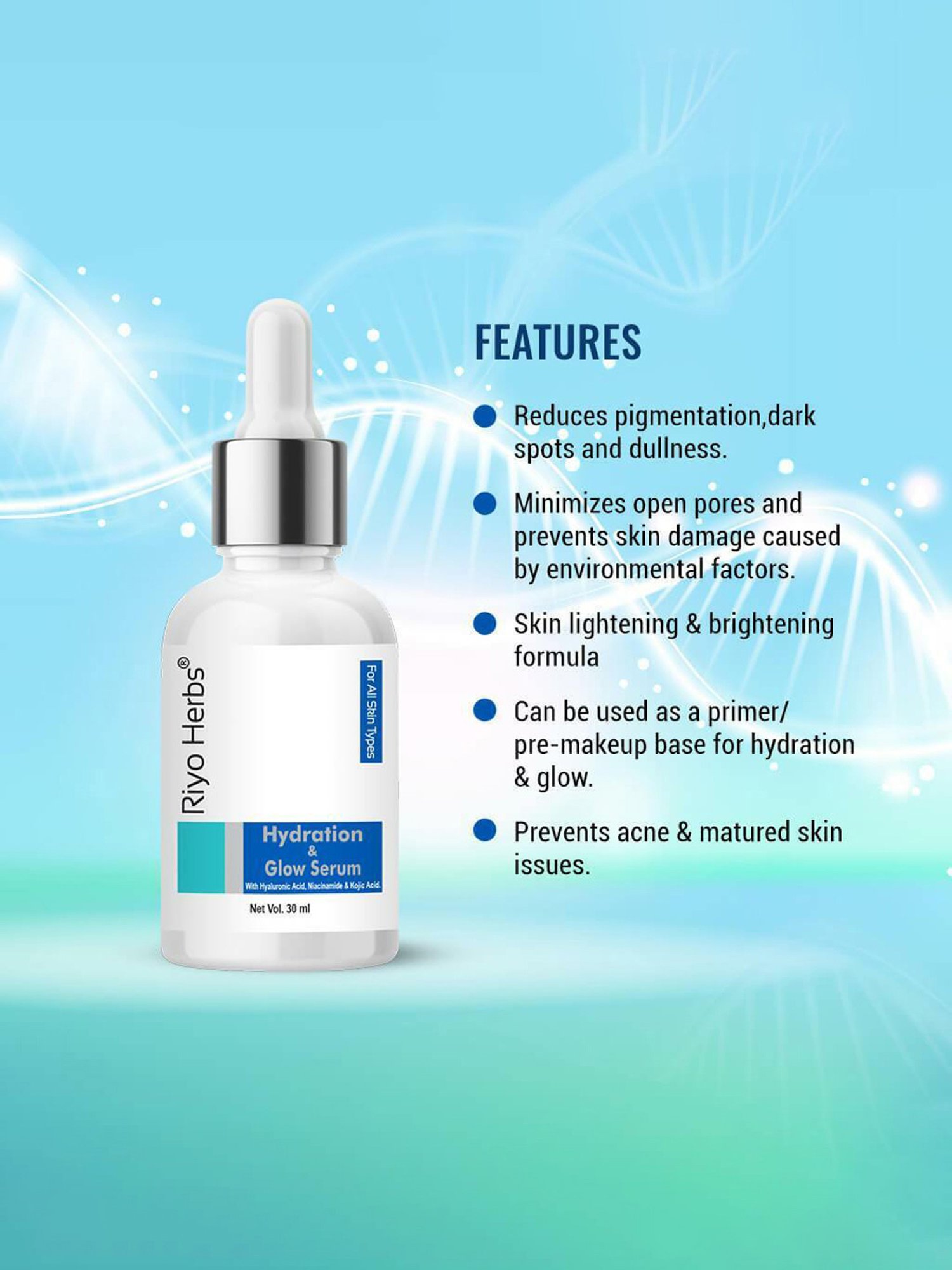 Riyo Herbs Hydration & Glow Serum - 30ml