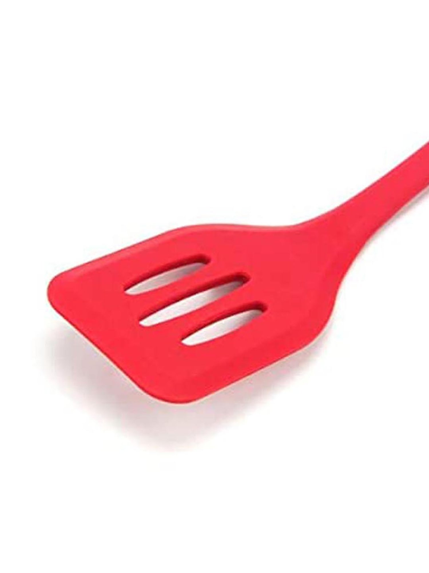 HAZEL Silver Stainless Steel Spatula with Beveled Edge