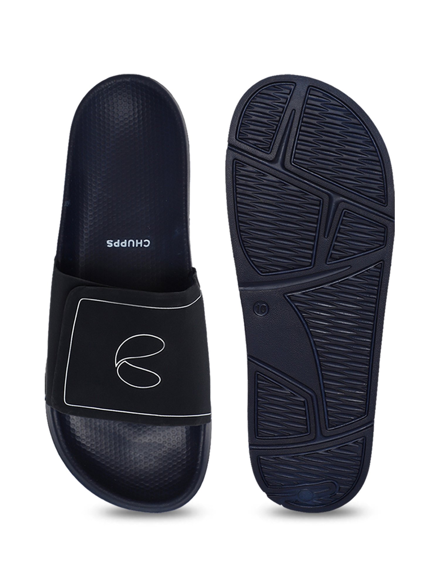Chupps Men's Urban Edge ErgoX Plus Navy Slides