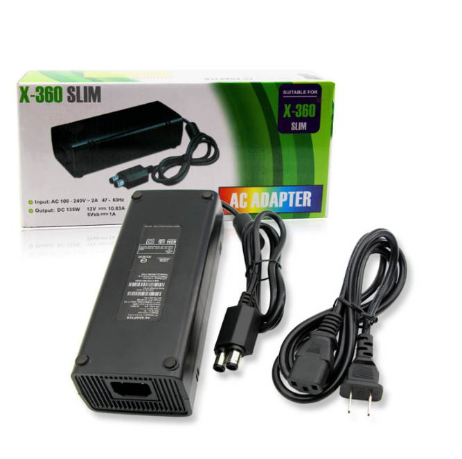 KINGZONE Xbox360 Slim Thin Machine Power Supply XBOX360 Slim Charger