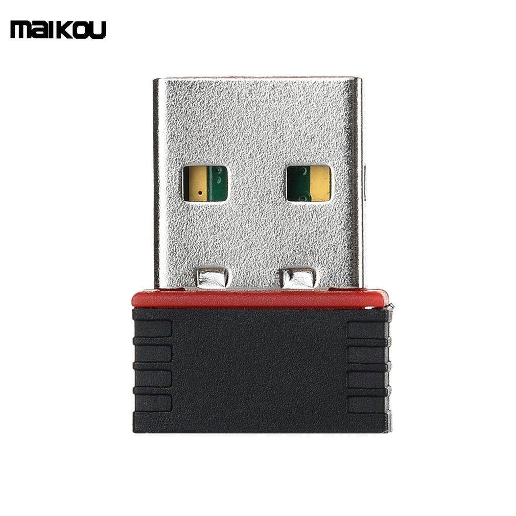 Maikou Mini USB WiFi Adapter 802.11 b/g/n Wi-Fi Dongle High Speed USB2.0 150Mbps Wireless Wifi Adapter for PC Computer