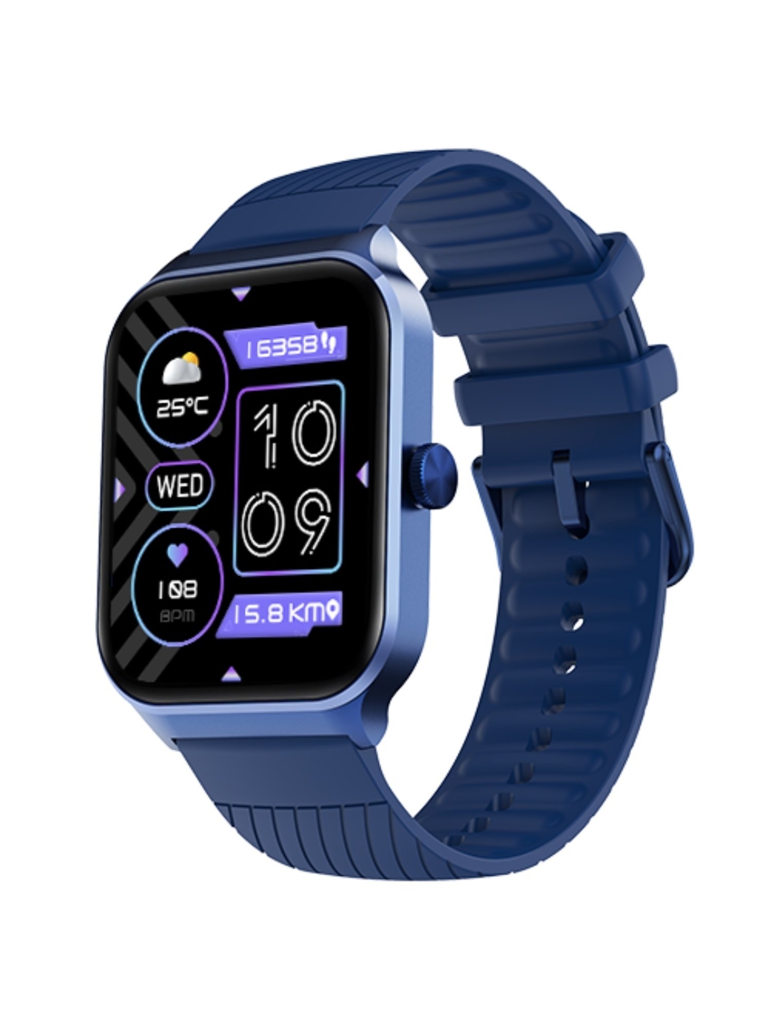 Noise ColorFit Canvas Bluetooth Calling Smart Watch with IP67 Water Resistance (Blue)