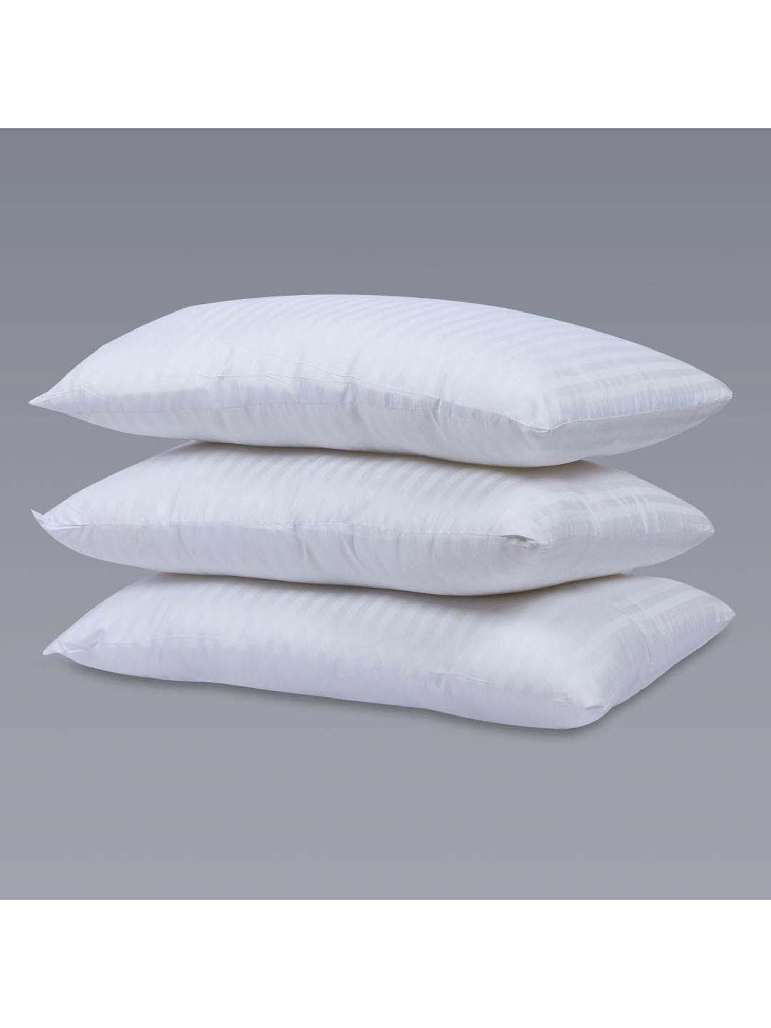 The White Willow Black Orthopaedic Mid Backrest Memory Foam Pillow - Set of 1