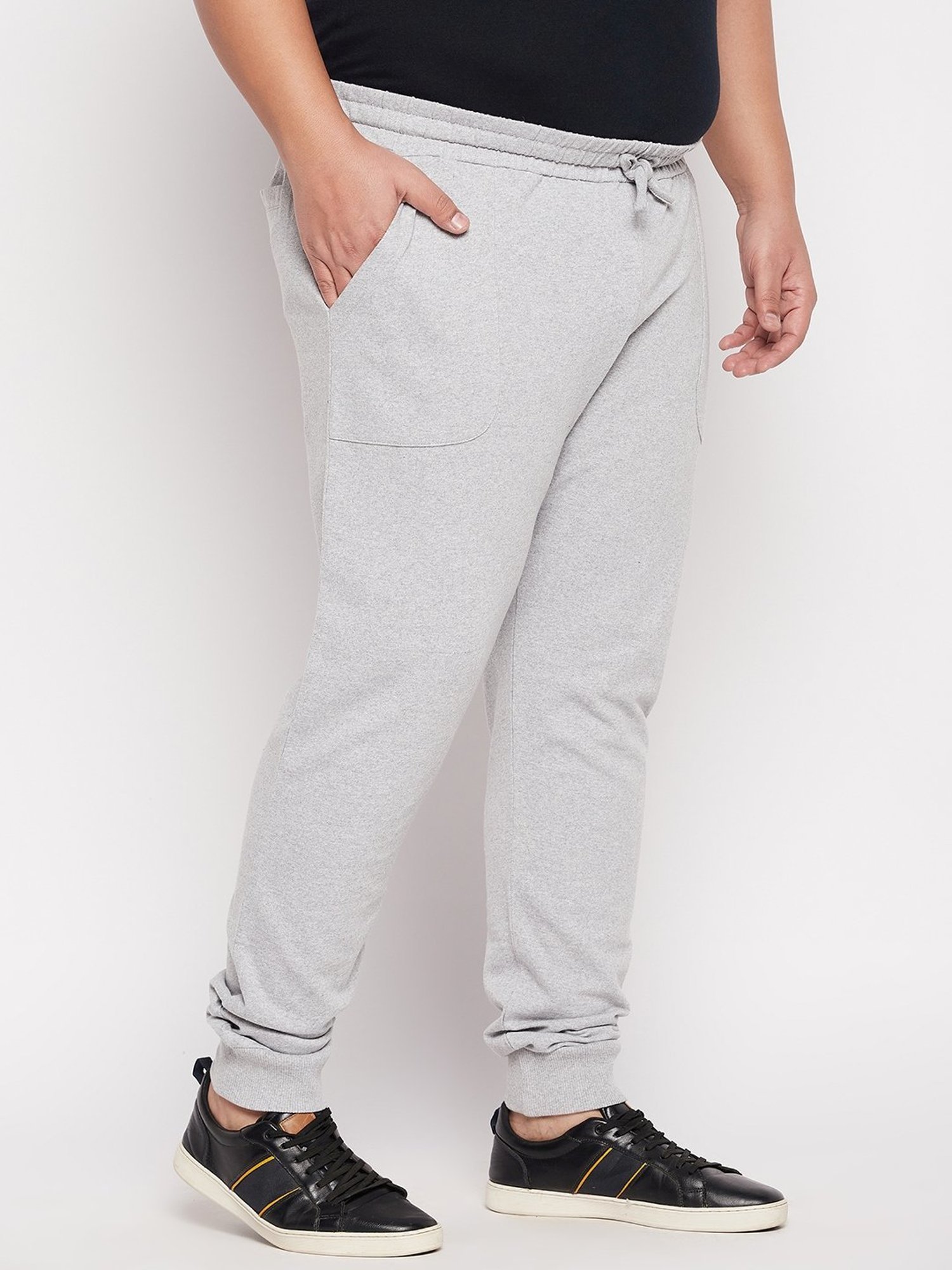 Bigbanana Grey Cotton Regular Fit Joggers