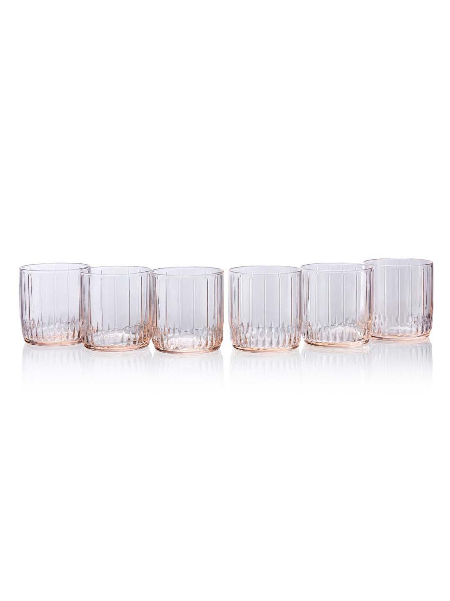 Pasabahce Pink Leia Whisky Glasses (0.265 L) - Set of 6
