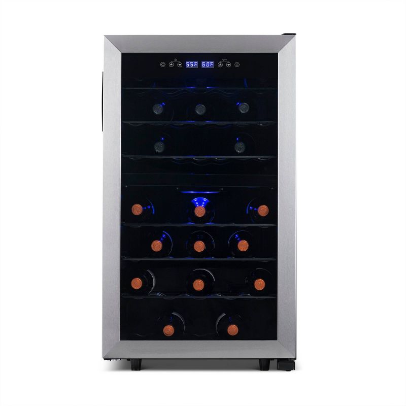 NewAir 43-Bottle Dual-Zone Freestanding Wine Cooler