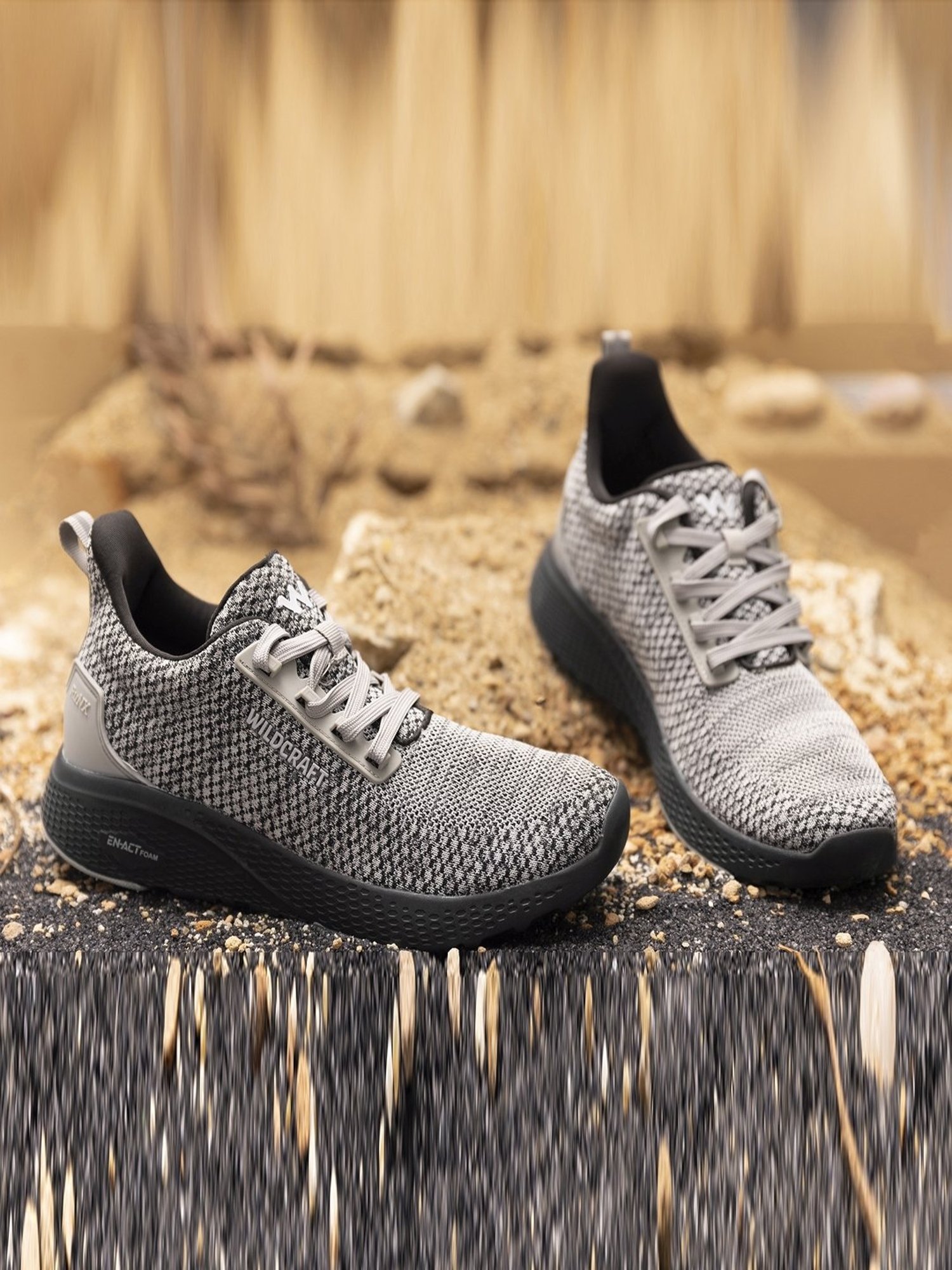 Wildcraft Men's COMET Grey Running Shoes