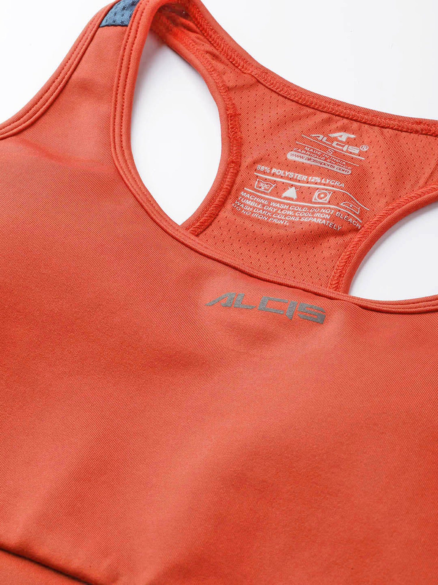 ALCIS Rust Non Wired Padded Sports Bra