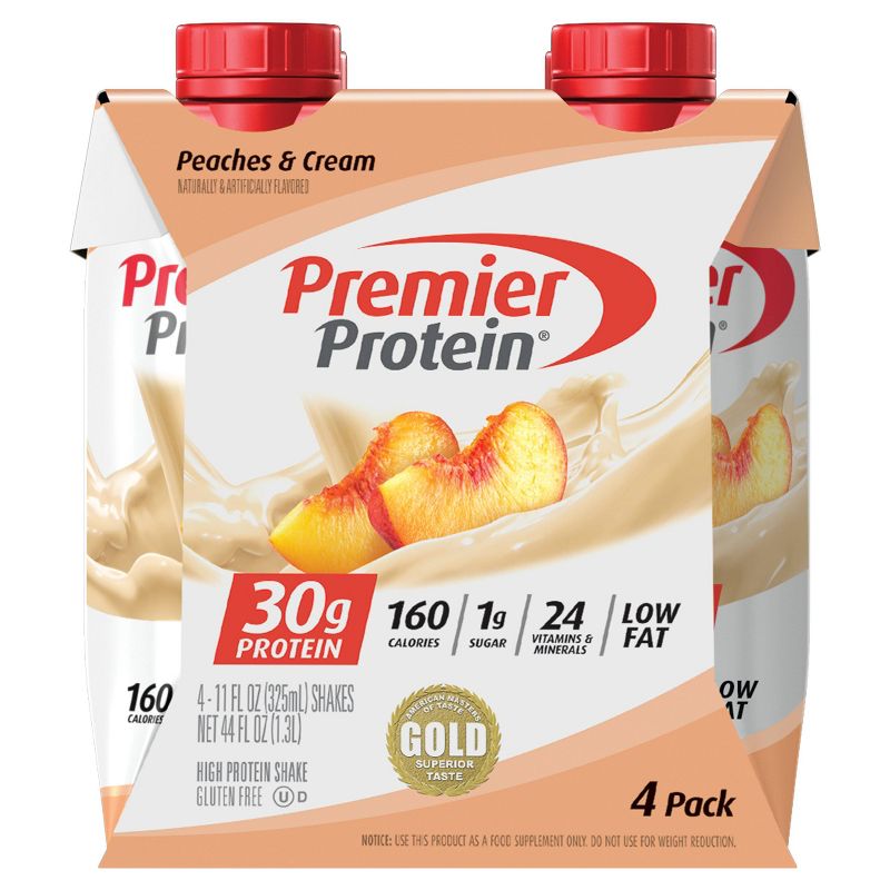 Premier Protein Shake - Peaches 'n Cream - 11 fl oz/4pk