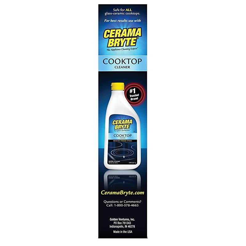 GlassCeramic Cooktop Cleaning Pads for Stubborn Stains 10 Count