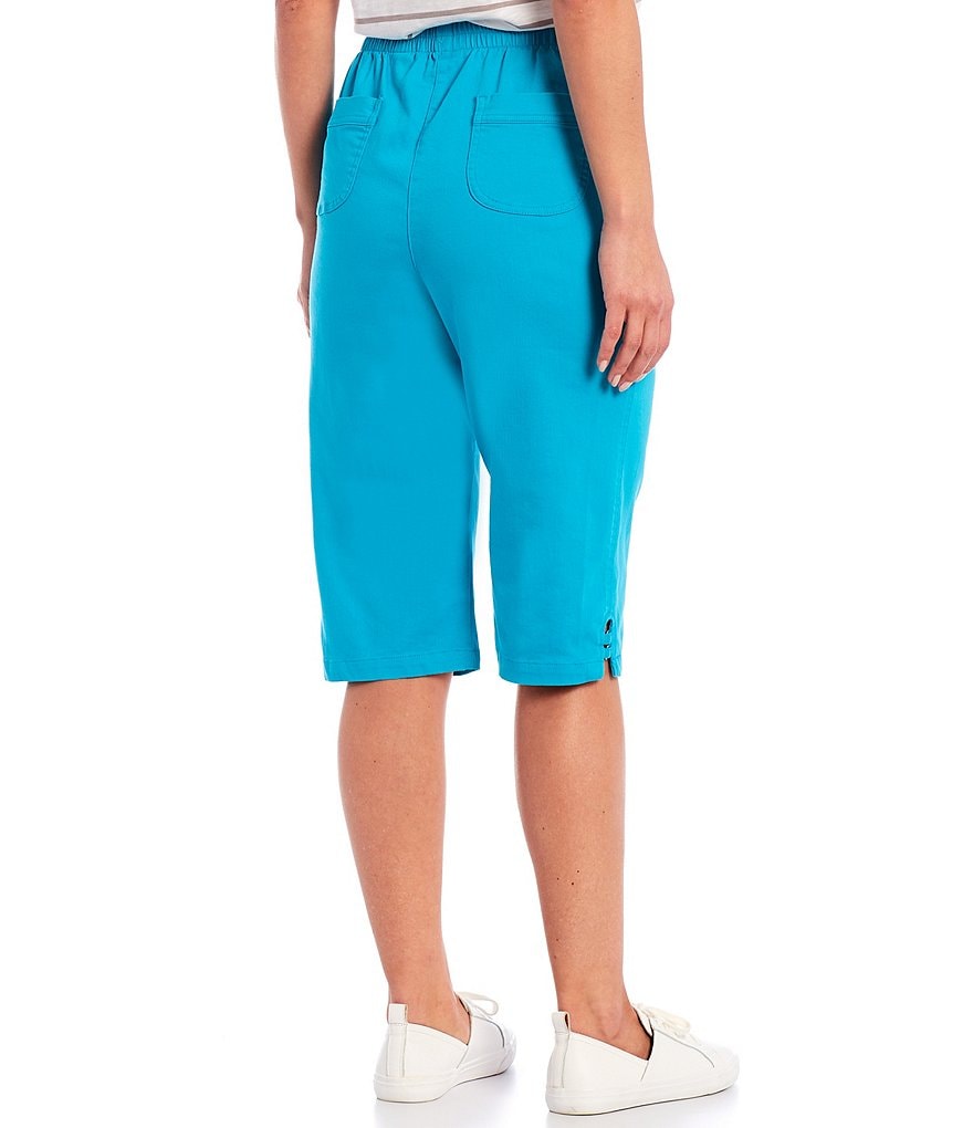 Allison Daley Petite Size True Navy Pull On Bermuda Shorts