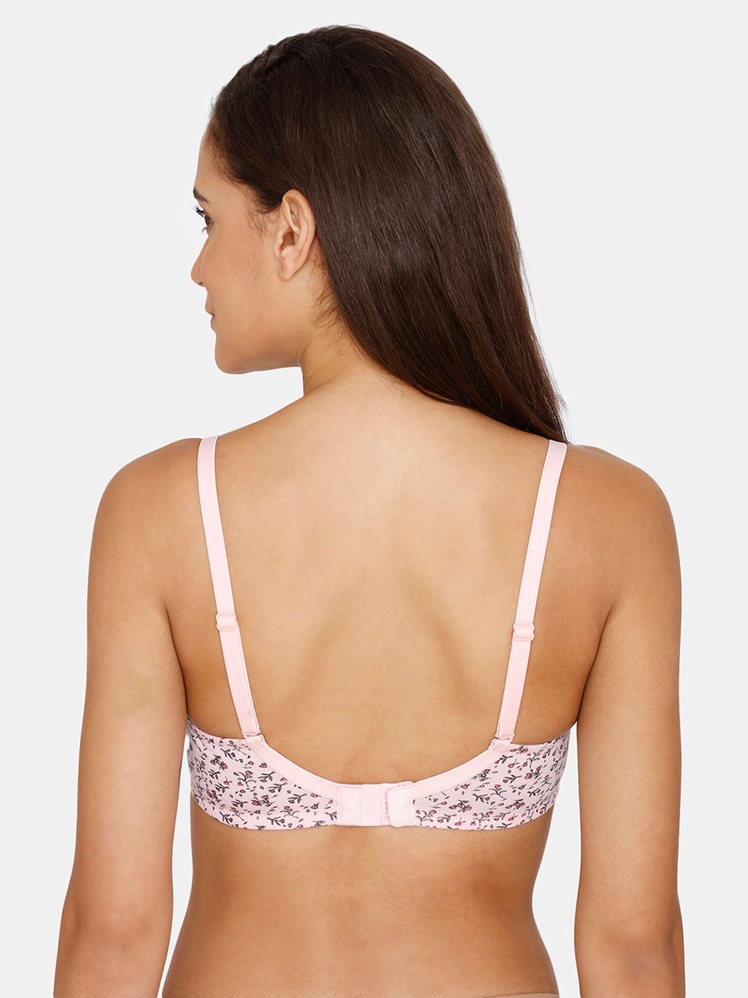 Rosaline by Zivame Baby Pink Non Wired Non Padded T-Shirt Bra