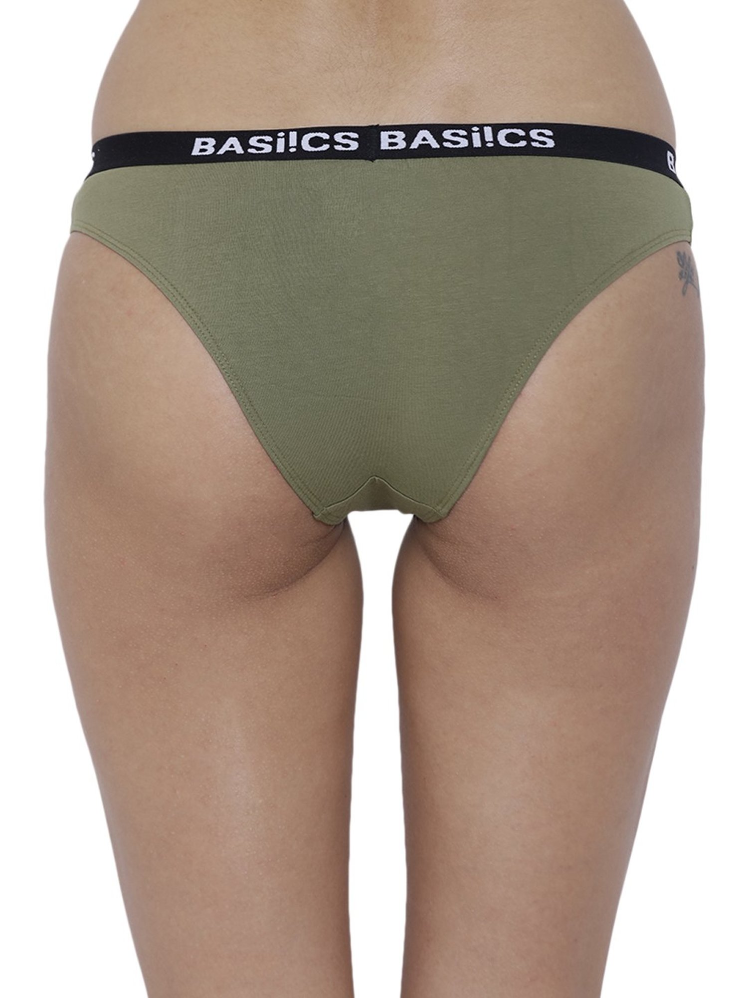 BASIICS by La Intimo Olive Bikini Panty