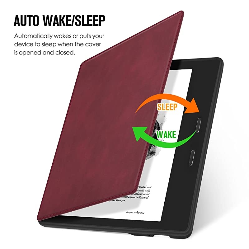 Skin Touch Feeling Case for All-New Kindle Oasis(10th Gen, 2019 Release & 9th Gen, 2017 Release),with Auto Wake/Sleep,New Waterproof 7''Kindle Oasis Cover,Soft Shell Series KO The Dark Gray