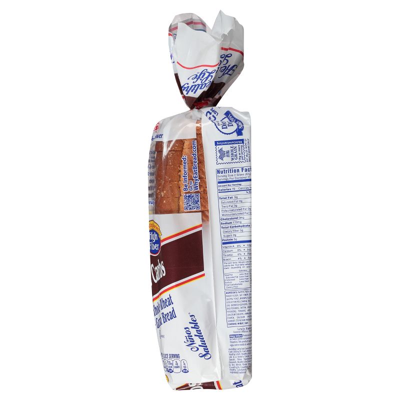 Healthy Life 100% Whole Wheat High Fiber Wheat Bread -16oz