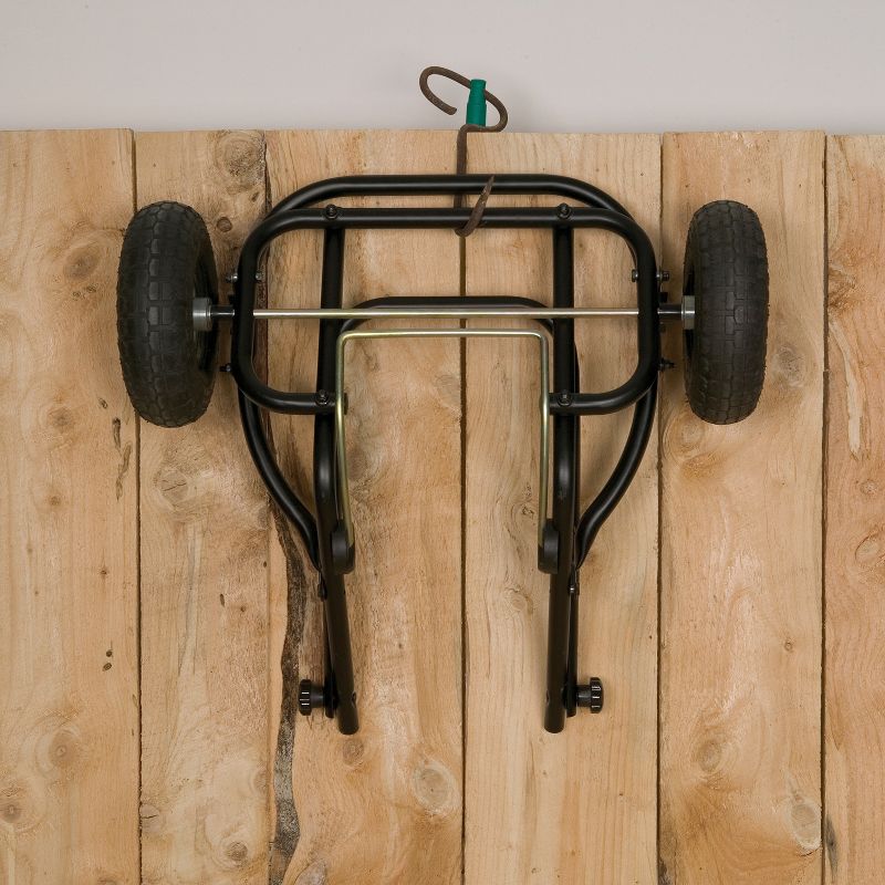 Miller Manufacturing Company CA500 Heavy Duty Multipurpose Muck Cart for 70 Quart Tubs, Black