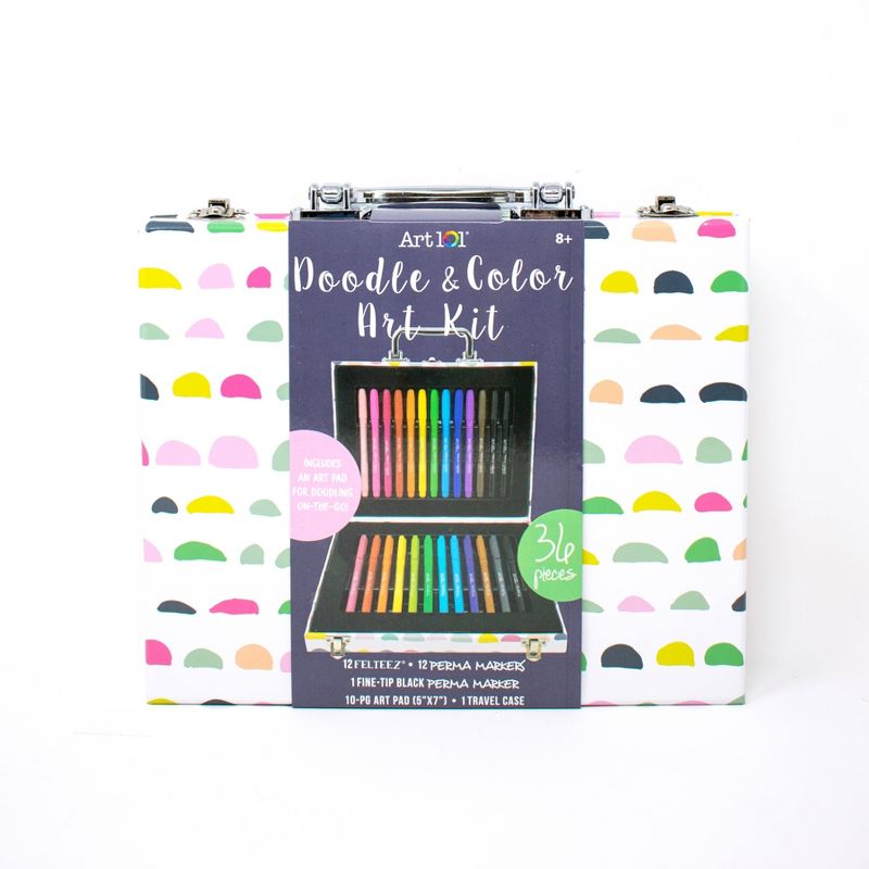 Art 101 36pc Doodle & Color Art Kit