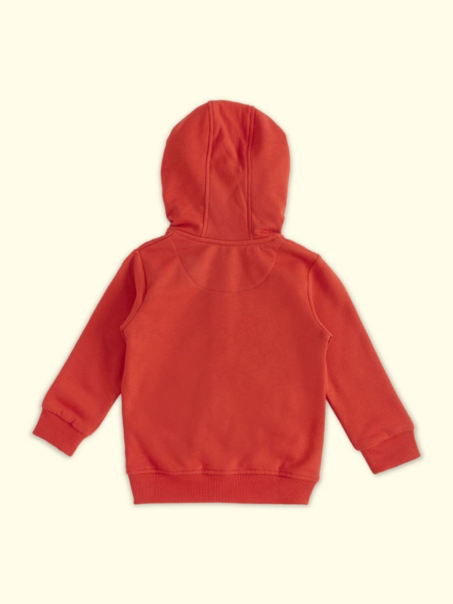 Pantaloons Baby Red Cotton Applique Full Sleeves Sweatshirt