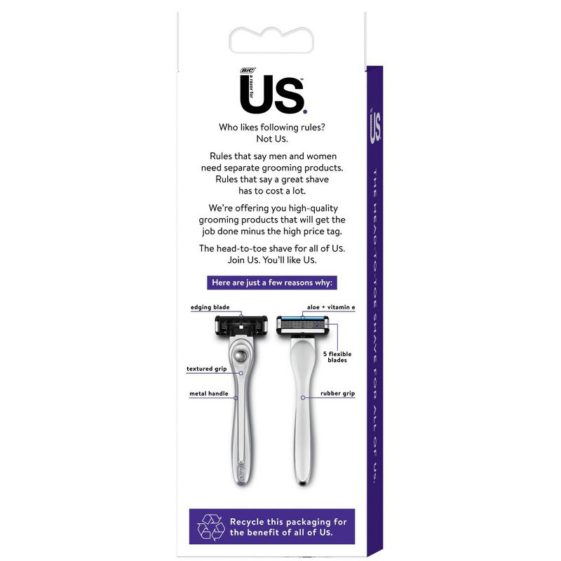 BiC Us. Blade Starter Kit White - 2ct