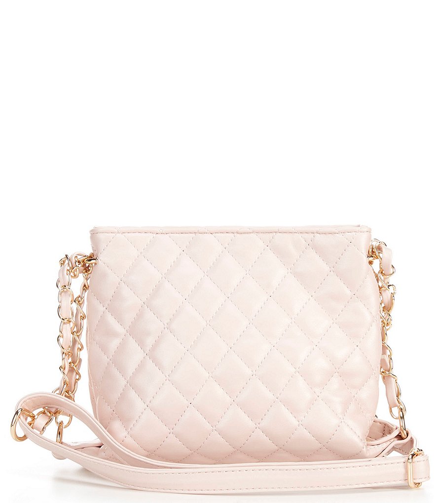 GB GB Girls Square Quilted Crossbody Handbag