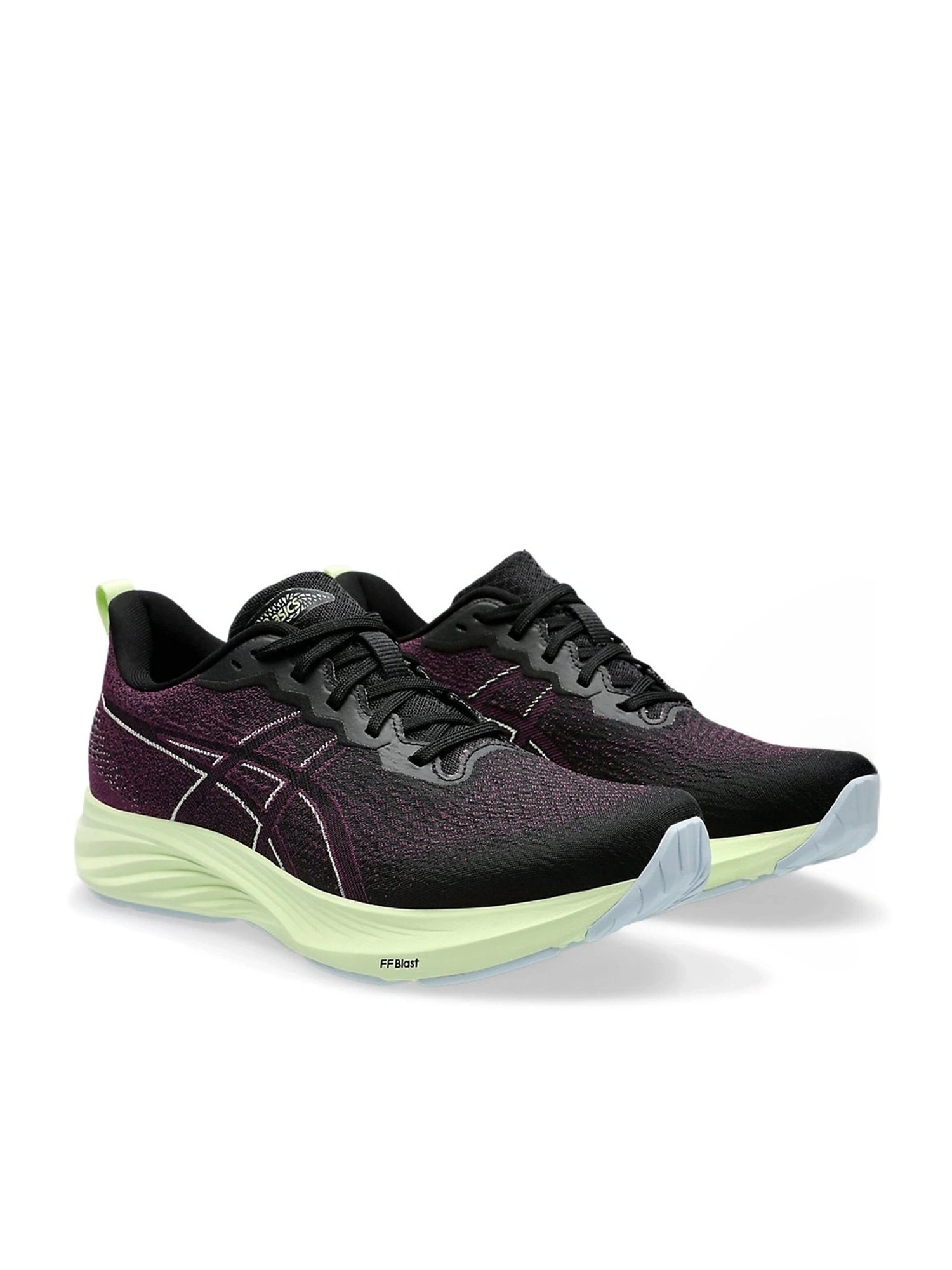 Asics Women's DYNABLAST 4 Black & Purple Running Shoes