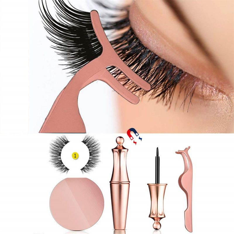 Magnetic False Eyelashes Magnetic Eyeliner Waterproof Easy to Wear Magnetic Eye liner (KS01-5)