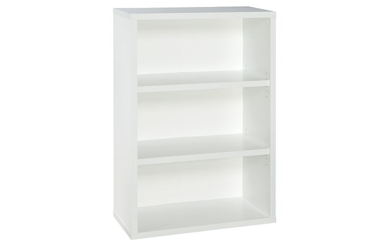 44" 3 Shelf Bookshelf White - ClosetMaid