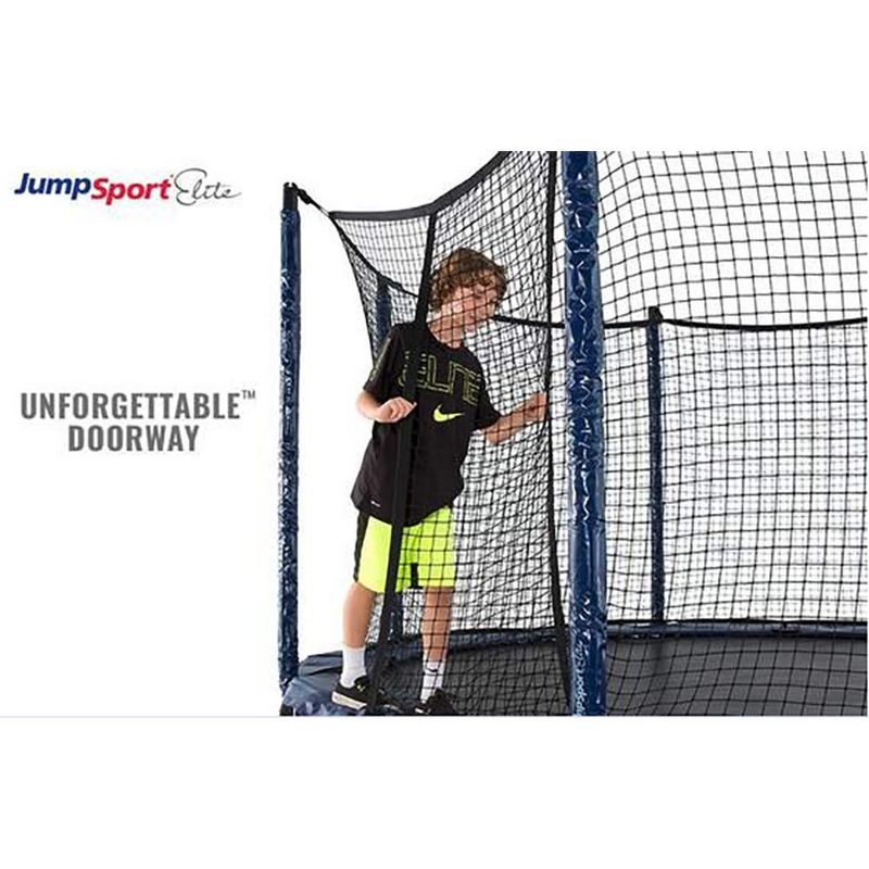 JumpSport SureStep Removable 2-Step Trampoline Safety Ladder - Easy to Attach