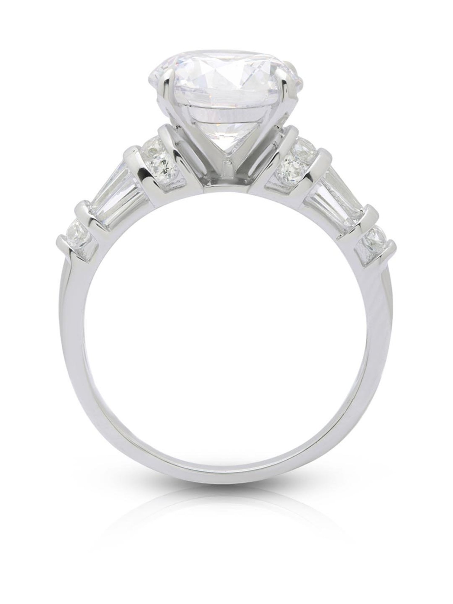 Anayra 92.5 Sterling Silver Sparkling Ring for Women