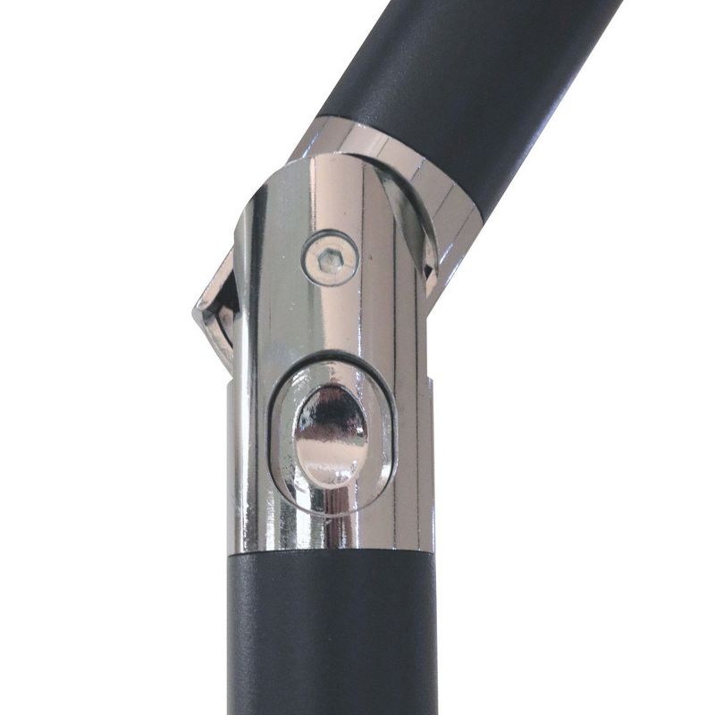 Sunnydaze Outdoor Aluminum Patio Umbrella with Push Button Tilt and Crank - 9' - Catalina Beach Stripe