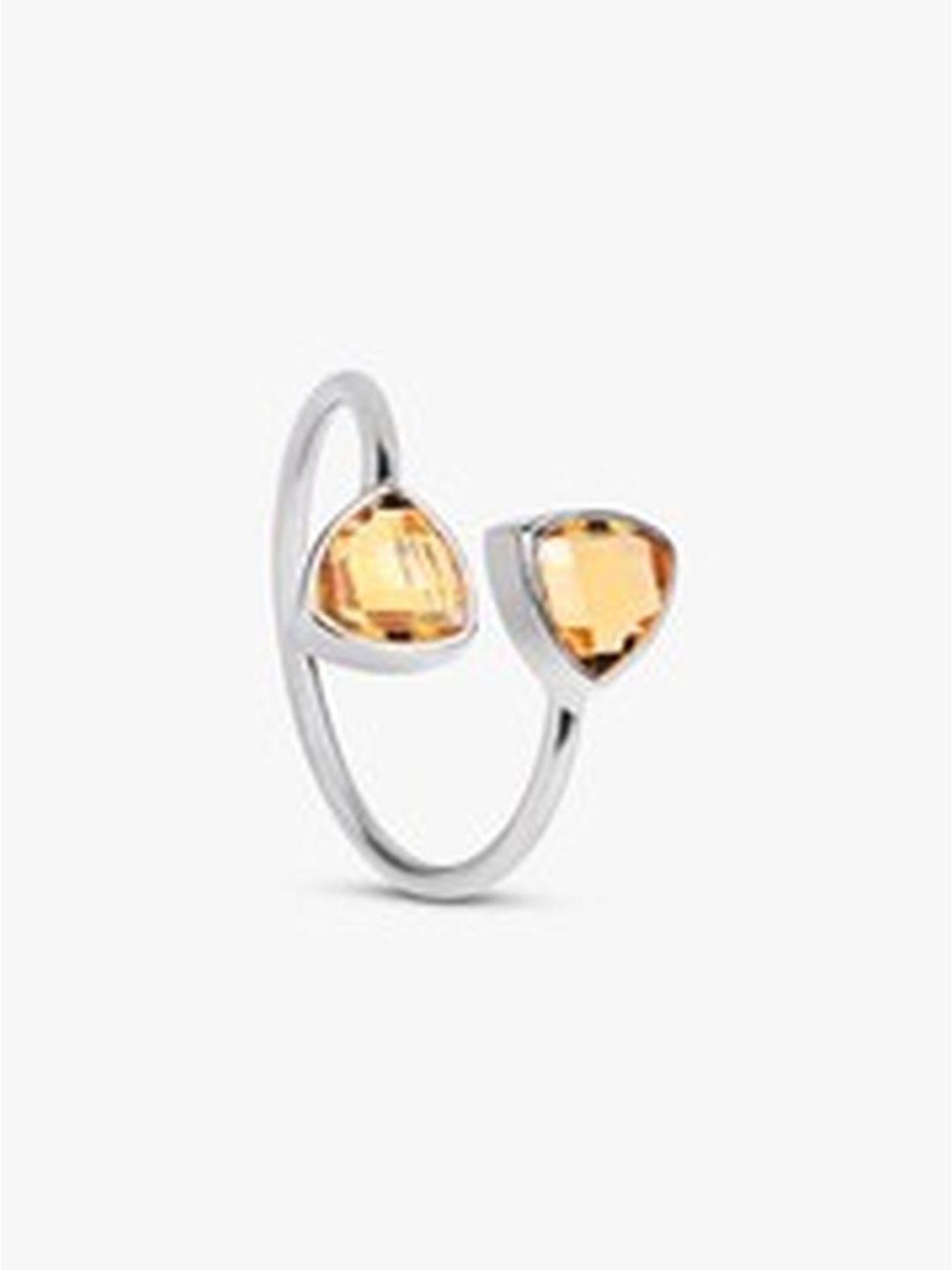 March by FableStreet 92.5 Sterling Silver Citrine Quartz Ring for Women