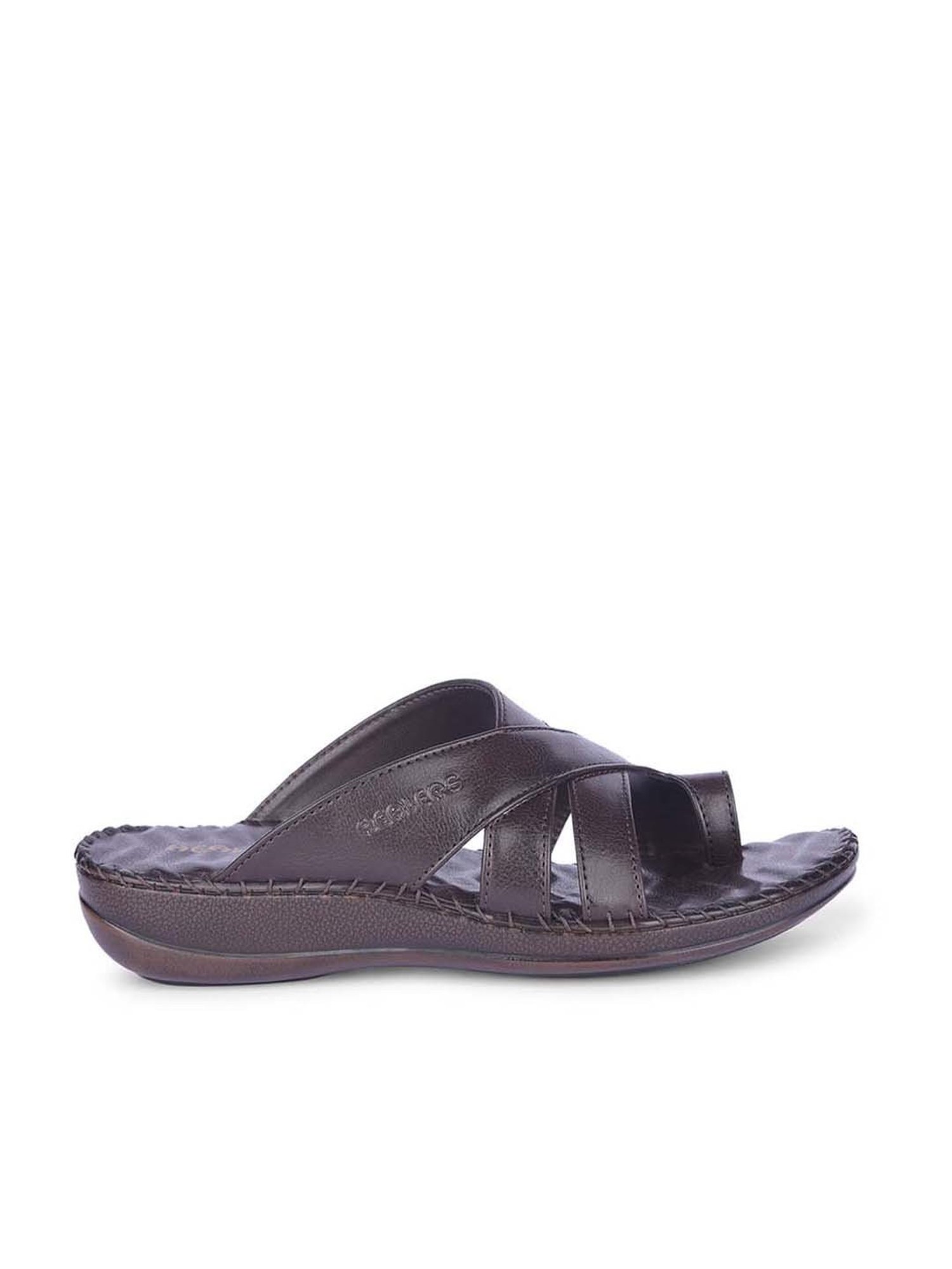 Healers by Liberty Women's Brown Toe Ring Wedges