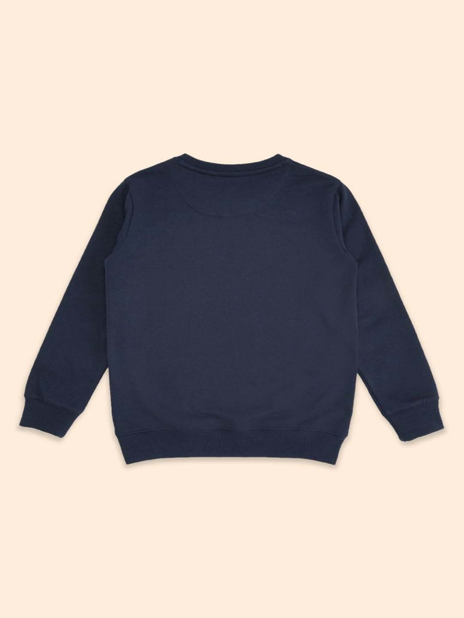 Pantaloons Baby Kids Navy Printed Full Sleeves Sweatshirt