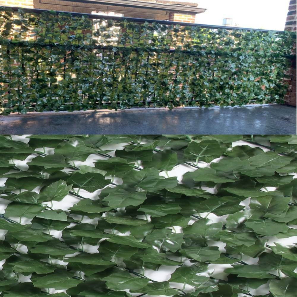 59" x 119" Faux Ivy Leaf Artificial Hedge Fencing Privacy Screen Decorve Yard