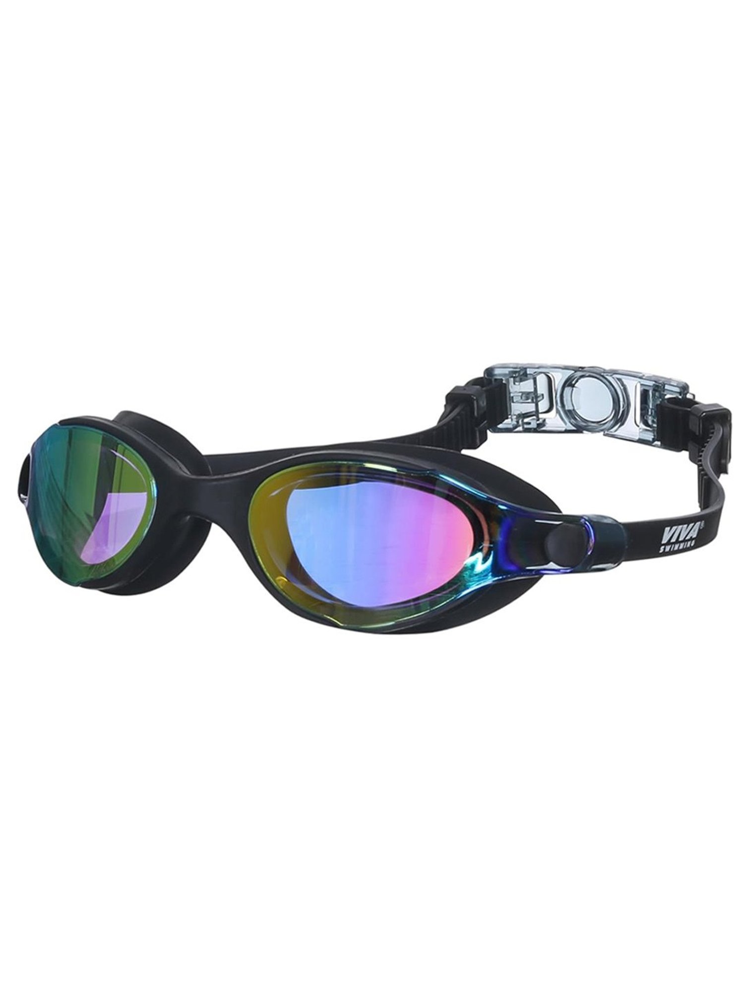 Viva Swimming Wide View Anti-Fog Leak Proof Furious Swim Goggle (Multicolor)