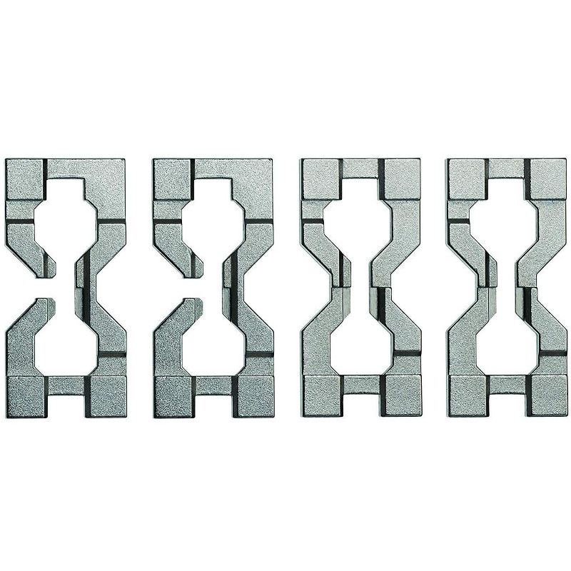 University Games Hanayama Level 6 Cast Metal Brain Teaser Puzzle - Hourglass