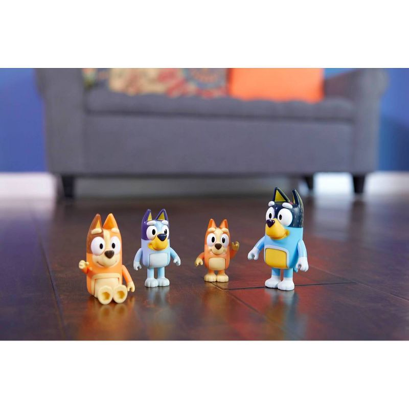 Bluey Family Figures - 4pk