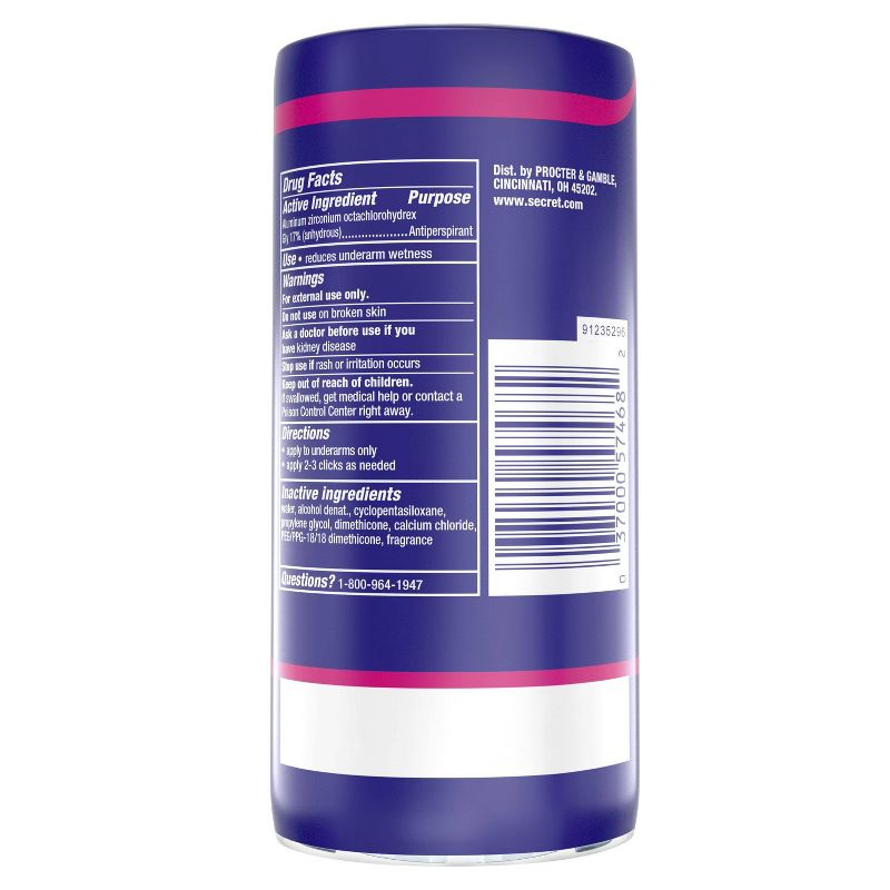 Secret Outlast Clear Gel Protecting Powder Antiperspirant & Deodorant for Women - 2.6oz/2pk