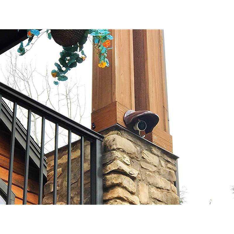 Sunshade Rainshade Camera Cover Shield for Outdoor NestNest IQ Camera Black