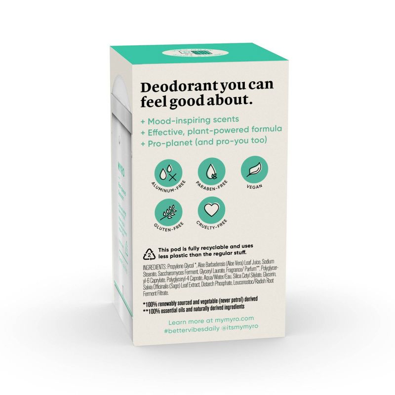 Myro Pillow Talk Deodorant Refill Pod - 2oz