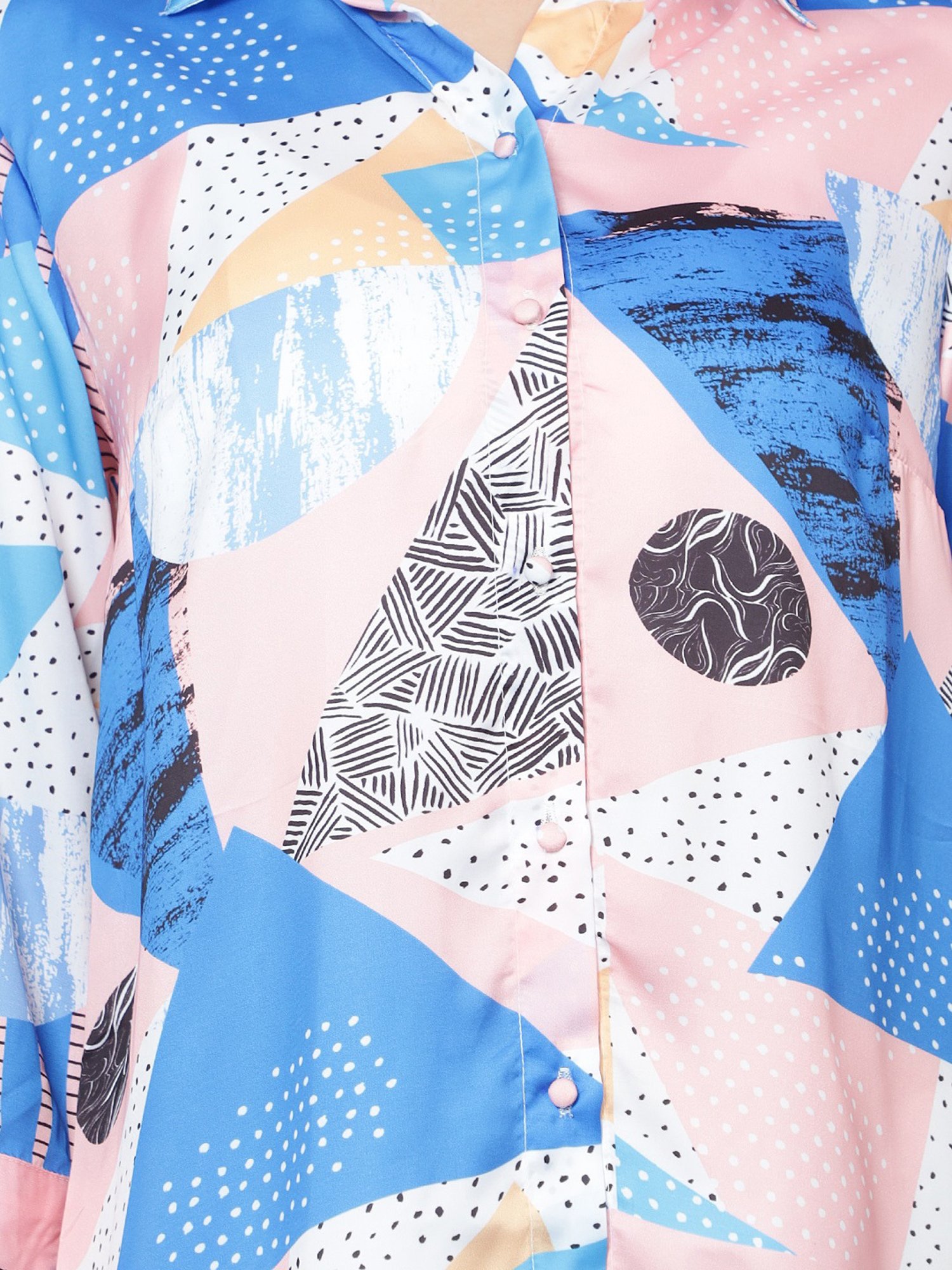 Anvi Be Yourself Multicolor Printed Long Shirt