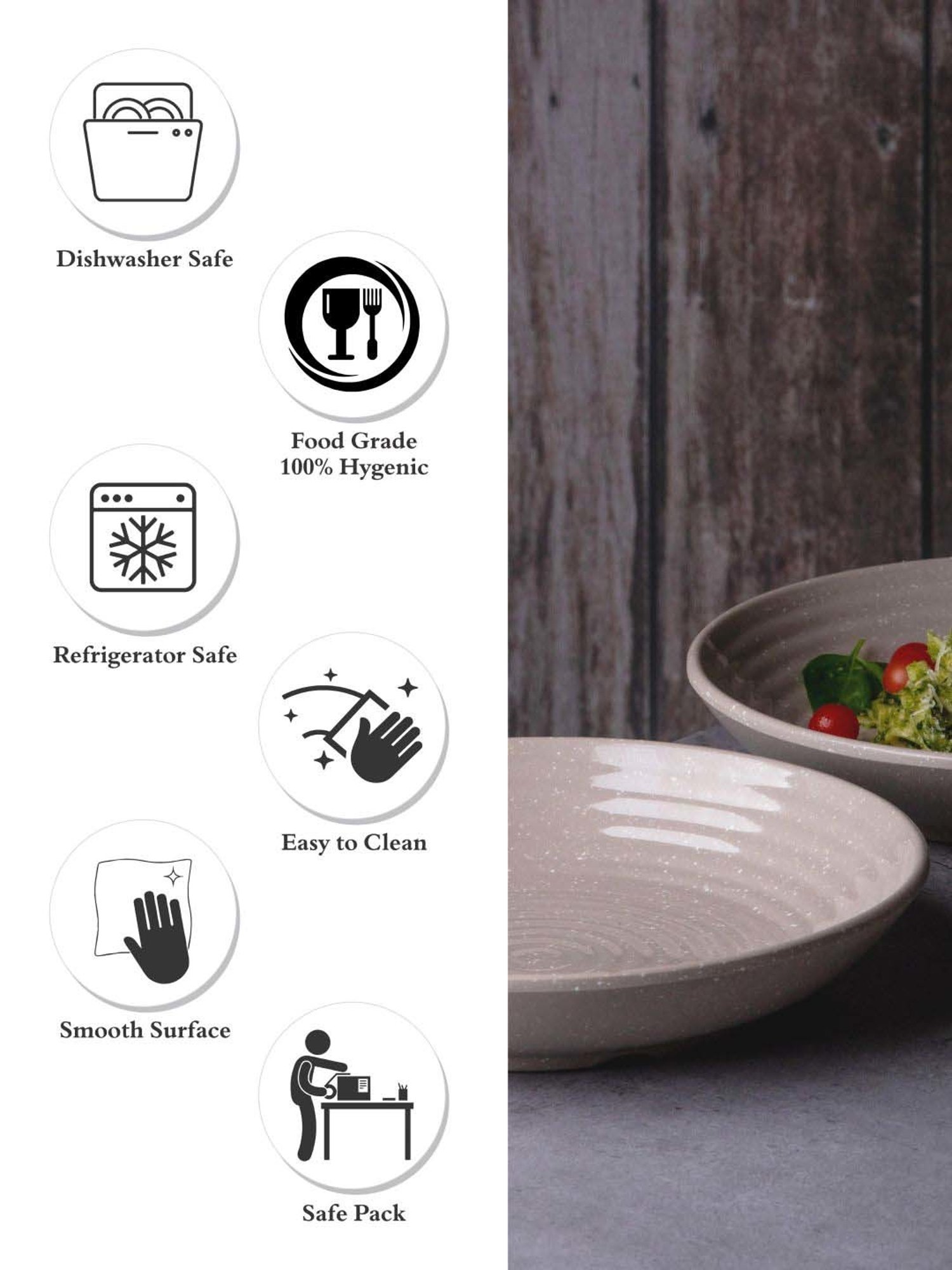 Gibson Home 18" x 24" Ceramic Gracious Rectangular Serving Platter