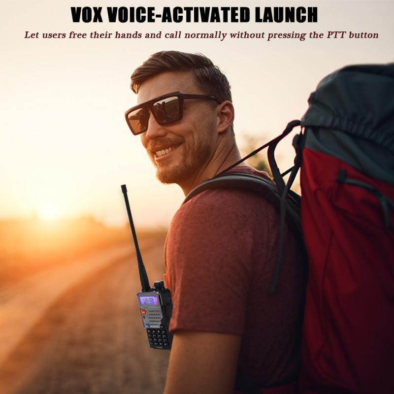 Walkie Talkie Earpiece Boom Mic Overhead Headphone with VOX PTT for Baofeng UV5R BF888S  H777 RT22 RT21 Two Way Radio 1 Pack